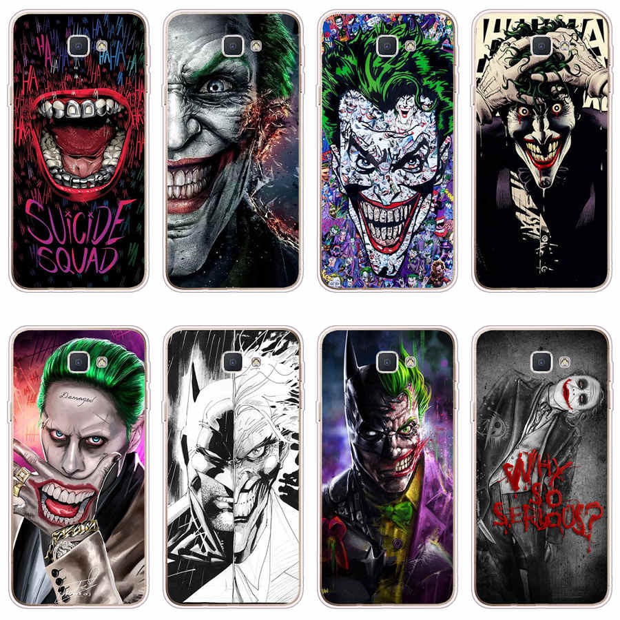 Samsung Galaxy J5 2016 J6 2018 J7 2016 2017 J7 Prime J7 Neo Caso Tpu Macio Silicon Protecitve Shell Tampa Da Caixa De Telefone Harley Quinn Coringa
