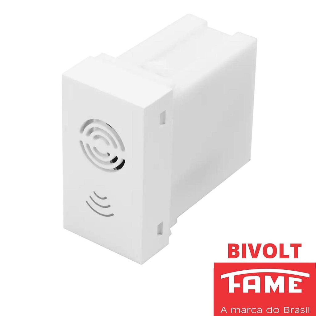 Módulo De Cigarra Bivolt Serie Modulare, Evidence, Blanc Mais FAME