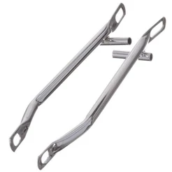Alça Lateral Aço Tubular Pro Tork Para Moto Honda CG 125 1983 1984 1985 1986 1987 1988 1989 1990