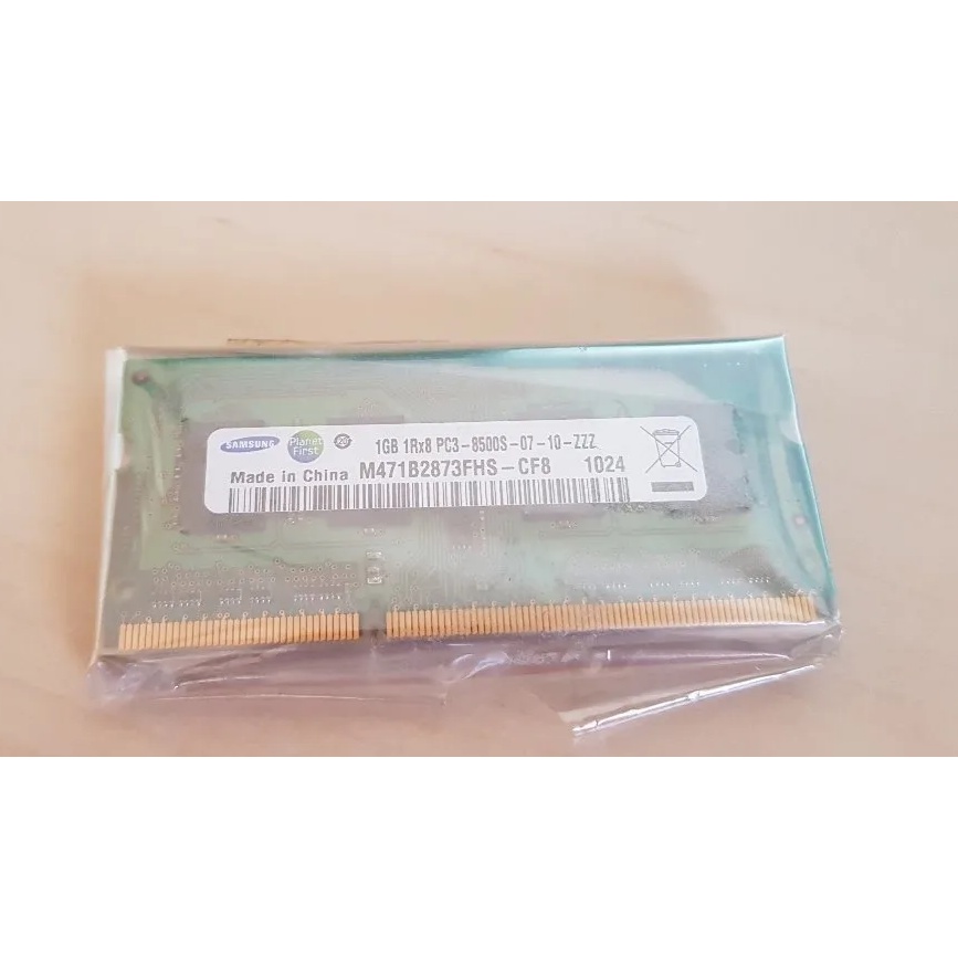 Memória 2gb (2x1gb) 1066mhz Para Notebook