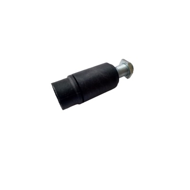 2 Soquetes Preto Mion Mignon Bocal Lampadas E14 127 / 220v Com niple 2,5cm e Porca sextavada m10