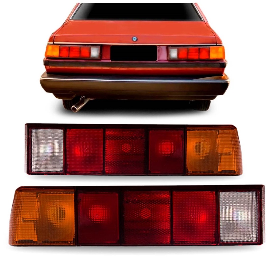 Lanterna Traseira Santana 1985 1986 1987 1988 1989 1990 Âmbar em Oferta na Shopee