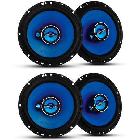 Kit 4 Alto Falante Porta Hurricane 6 Polegadas 200w Triak - Spare Parts and Accessories for Vehicles