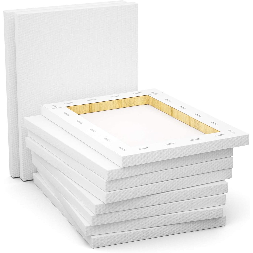 10 Unidades Telas de Pintura para Artistas 15 x 10  100 % Algodão