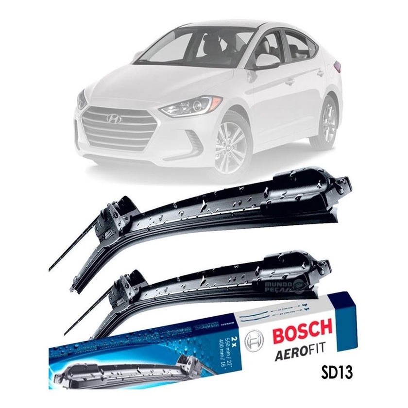 Palheta Limpador Bosch Elantra 2017 2018 2019 2020