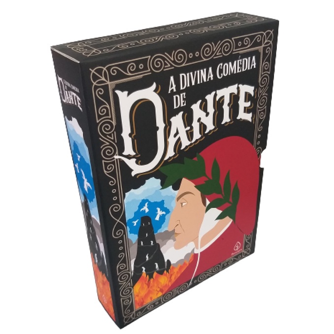 Box 3 Livros A Divina Comédia Completa Dante Alighieri em Oferta na Shopee