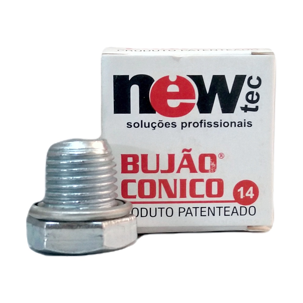 Bujão Cônico 14mm P/ Cárter Espanado
