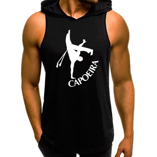 Regata Masculina Capoeira Com Capuz Oversized Longline Fitness Academia
