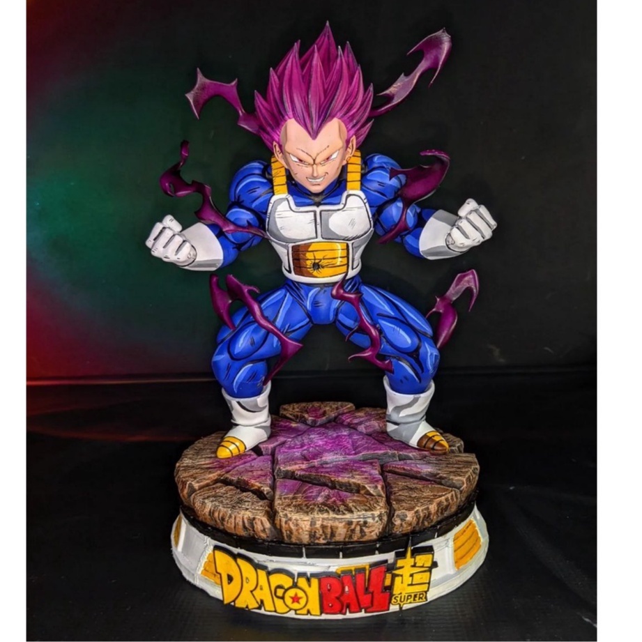 Miniatura Action Figure Vegeta Ultra Ego - Dragon Ball Super Hero