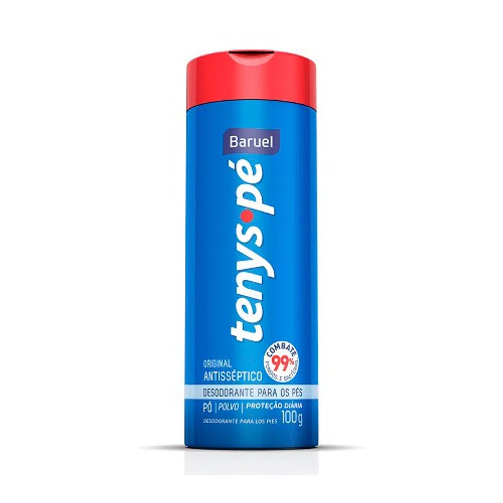 Talco Tenys-pé Antisséptico Baruel Pó Original 100g Original