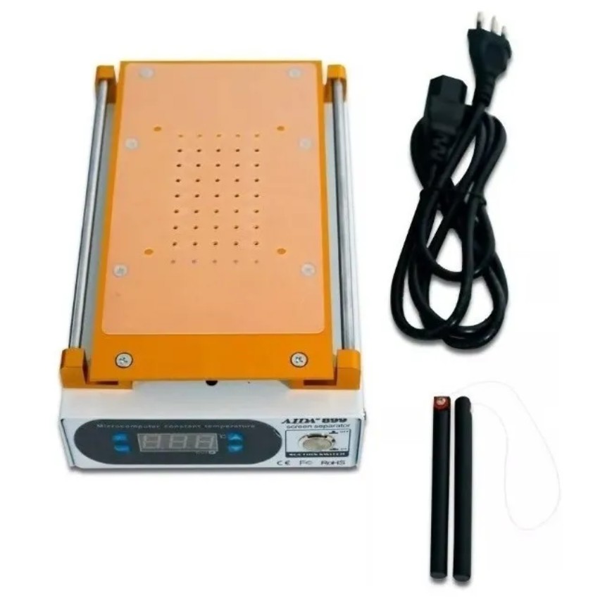 Kit bancada cuba ultrassonica  yaxun+separadora 899 aida+manta s160 antiestatica yaxun/ fertamentas são 220v