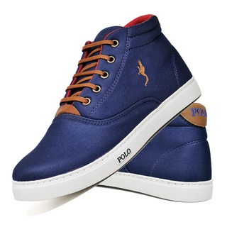 Tenis Masculino Bota Cano Alto Polo  Original Sapatenis