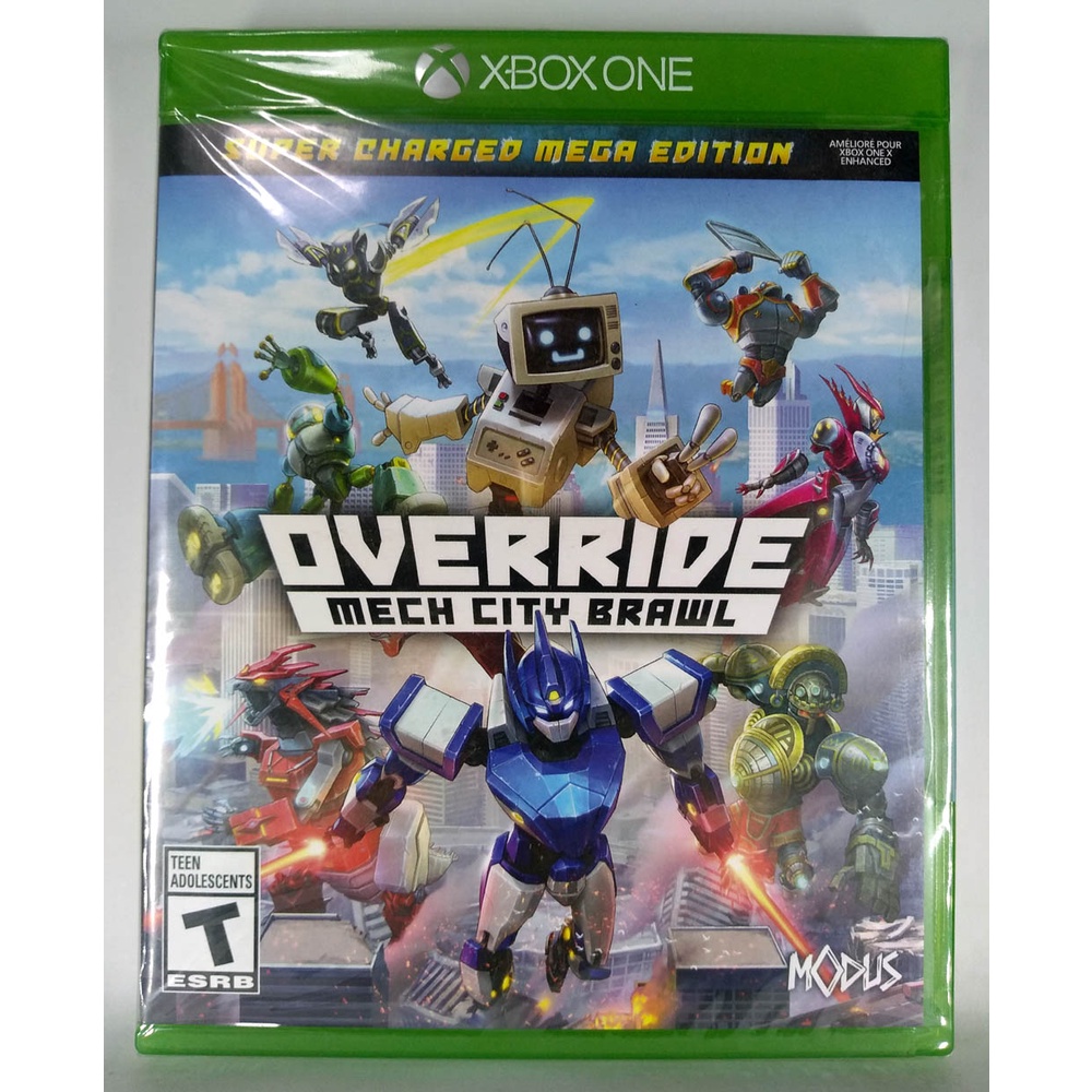 Override Mech City Brawl Super Charged Mega Edition Xbox One Mídia Física Novo Lacrado