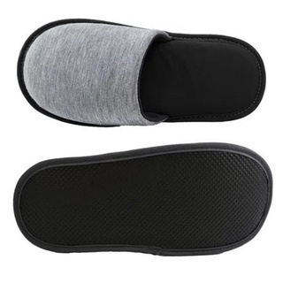 Pantufa para Sublimação Preto / Cinza - Adulto