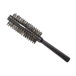 Escova De Cabelo Cabo Plastico Com Cerdas Mistas Nylon Redonda