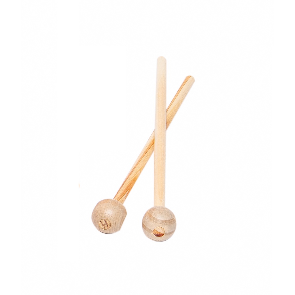Baqueta para Xilofone De Madeira Infantil Brinquedo Musical Pedagógico Lira 2 Peças