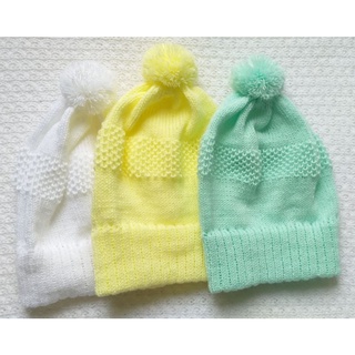 Touca bebe kit com 03 peças