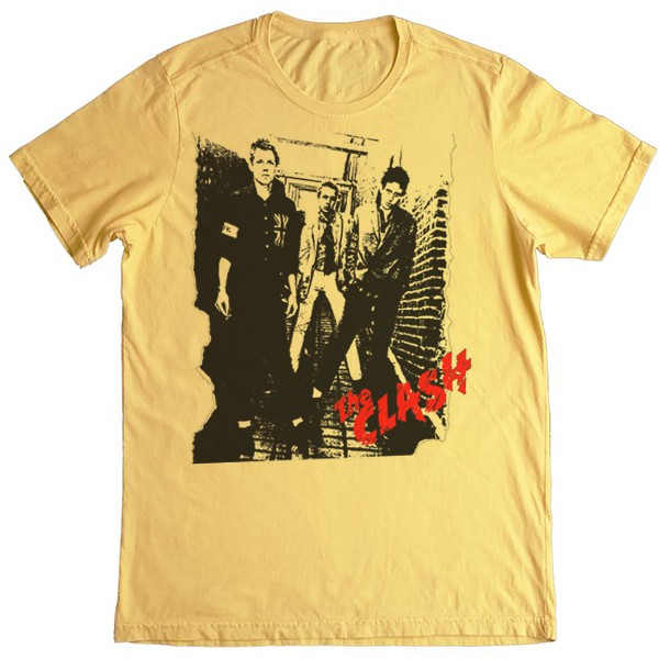 Camiseta Algodao The Clash Rock Classico Antigo Bandas Banda Grunge Punk Hardcore Nervous