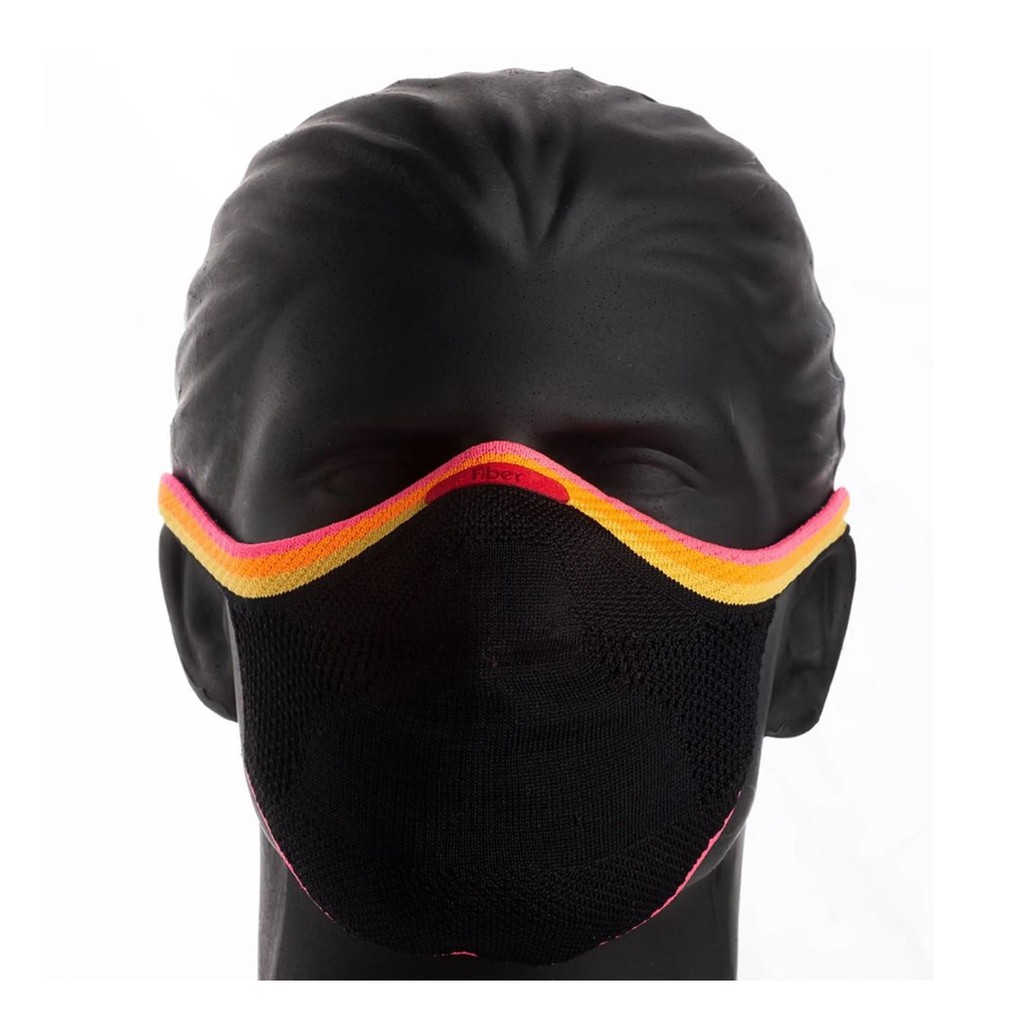 Máscara Fiber Knit de Proteção 3d Pride Reutilizável Com Refil - Preta