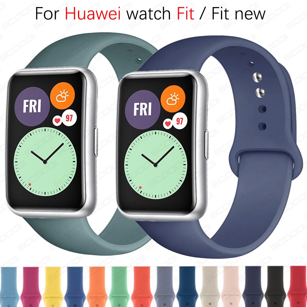 Pulseira De Silicone Para Huawei watch Fit Smartwatch Sport Relógio De Pulso Bandas