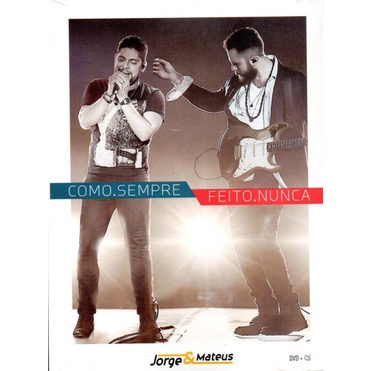Dvd + Cd Jorge E Mateus Como Sempre, Feito Nunca