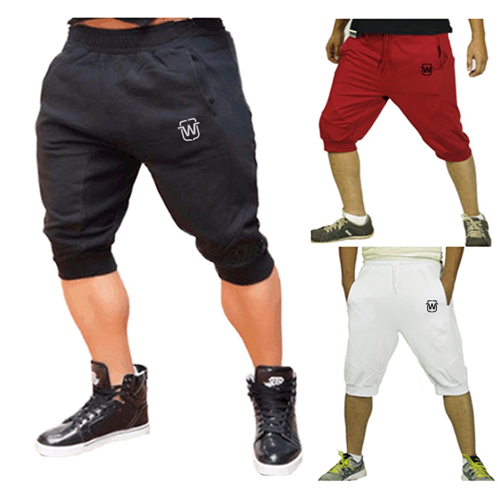Bermuda De Moleton Wooks Masculina Skinny Fitness WB2