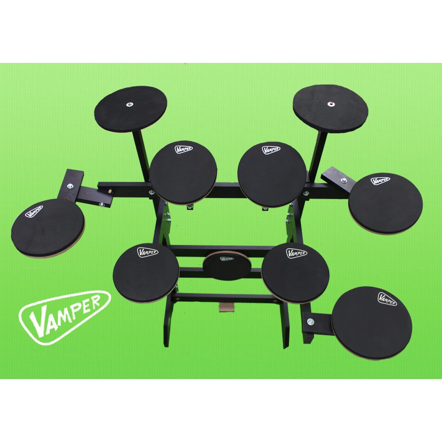 Bateria praticável Vamper 10 Pads | Shopee Brasil
