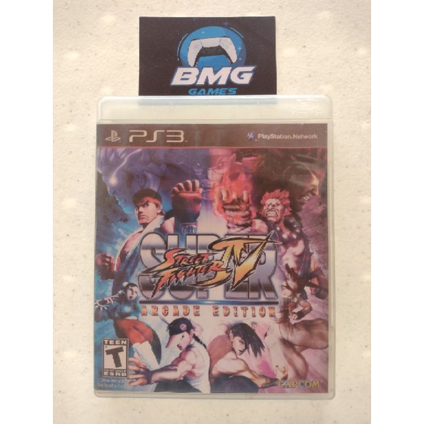 Super Street Fighter IV Arcade Edition Ps3 - Game Mídia Física - Jogo ...