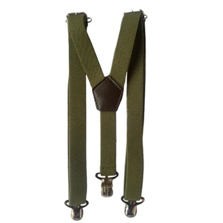 Suspensório Adulto Masculino Verde Musgo Com Regulador