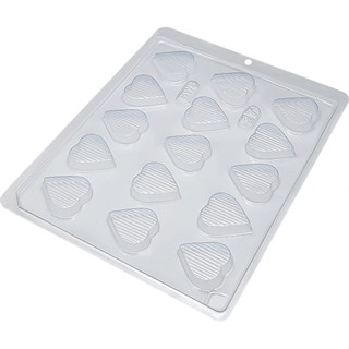 1~10 Forma Simples Coração Riscado 27 -(H3) em Acetato BWB Para Bombom e Doces de Chocolate e Confeitaria em Oferta na Shopee