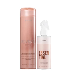 Leave - in Essential 260ml e Shampoo Revival 250 ml - Braé