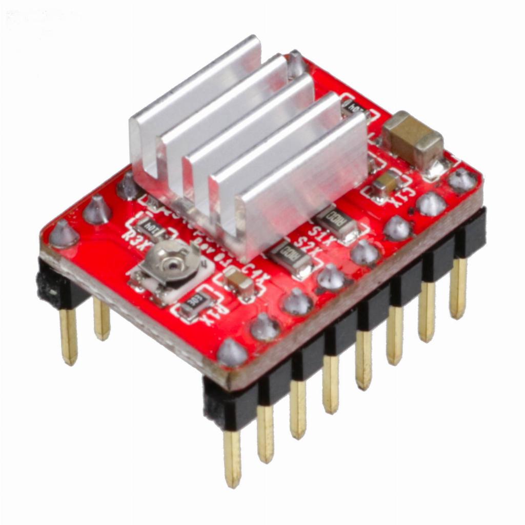 Kit 2 * Placa Driver Motor de Passo A4988 com Dissipador
