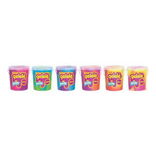 1 Und Slime Gelelé Balde Colorido 457g - Doce Brinquedo