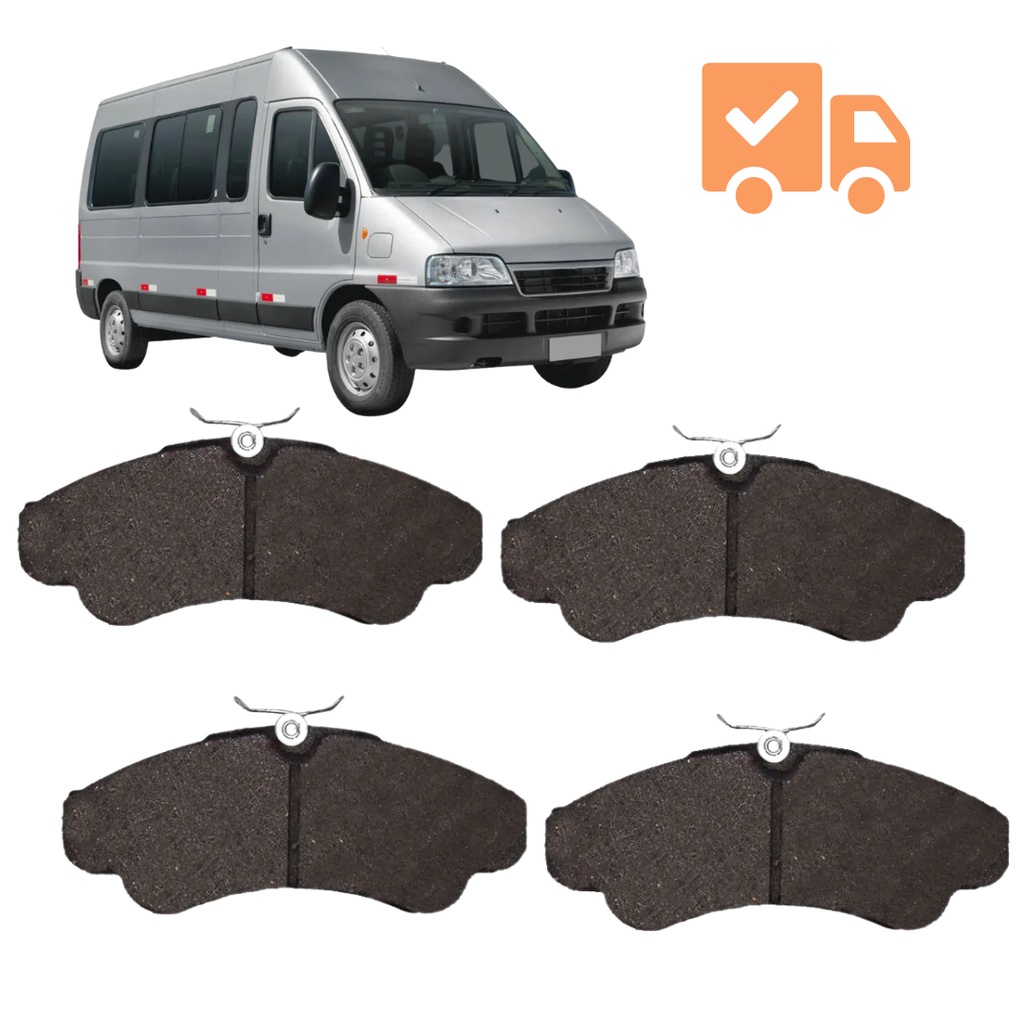 Jogo Pastilha de Freio Dianteira Ducato Boxer Jumper ARO 16 2.8 2.3 Com Mola 2010 á 2017 em Oferta na Shopee