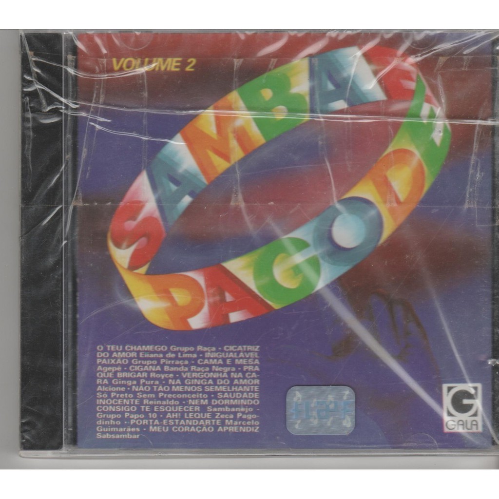 Cd Samba E Pagode Vol 2 1999 Som Livre Novo Lacrado