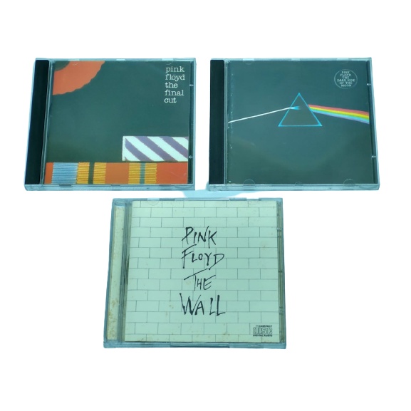 Kit 3 Cds Pink Floyd The Final Cut The Dark Side Of The Moon