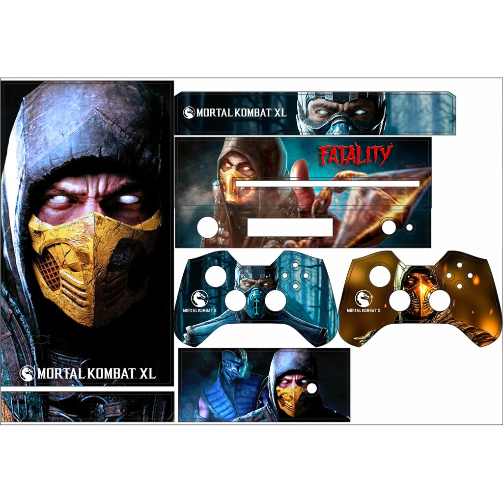Skin Adesiva Xbox One Fat - Mortal Kombat XL