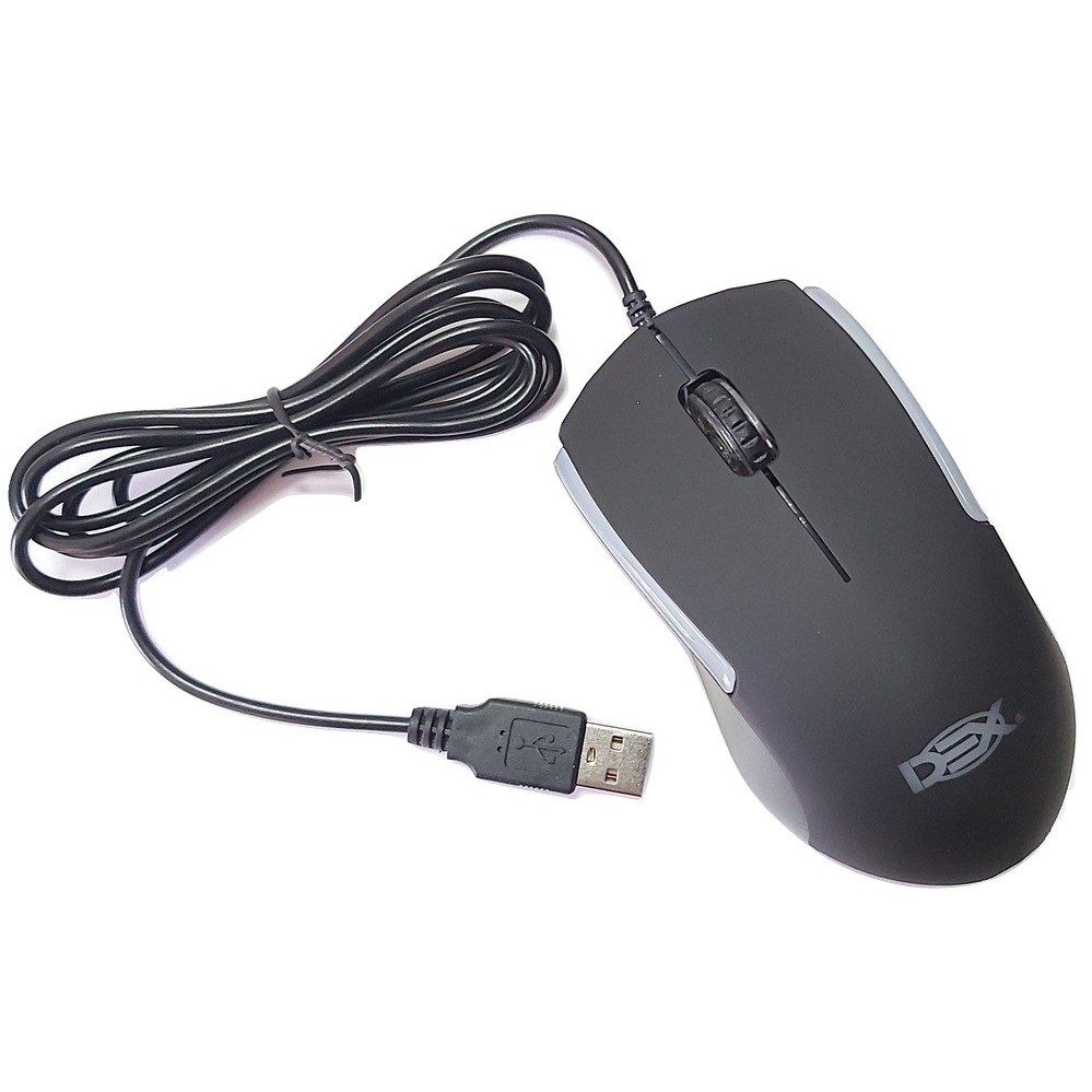 Mouse Gamer Led RGB 1000dpi USB Preto Óptico Luzes