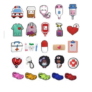 Pins Enfeites Botons Broches Para Crocs Saude Enfermagem Medicina Fisioterapia