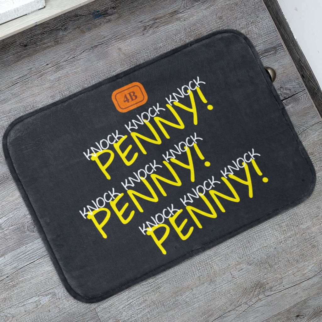 Tapete Porta de Entrada Penny! para Entrada, Quarto, Sala 55x35cm