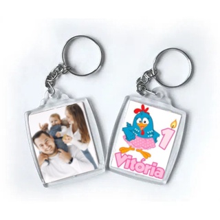 30 Chaveiros 3x4 personalizado com sua foto (FRENTE E VERSO)
