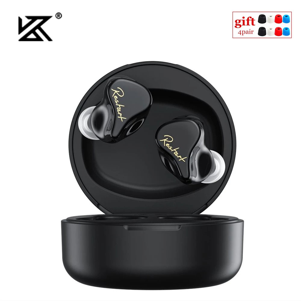 KZ SKS TWS Fones De Ouvido Bluetooth 5.2 1BA 1DD Híbrido Jogo Controle Toque Cancelamento Ruído Esporte Sem Fio Z1 Z3 S2