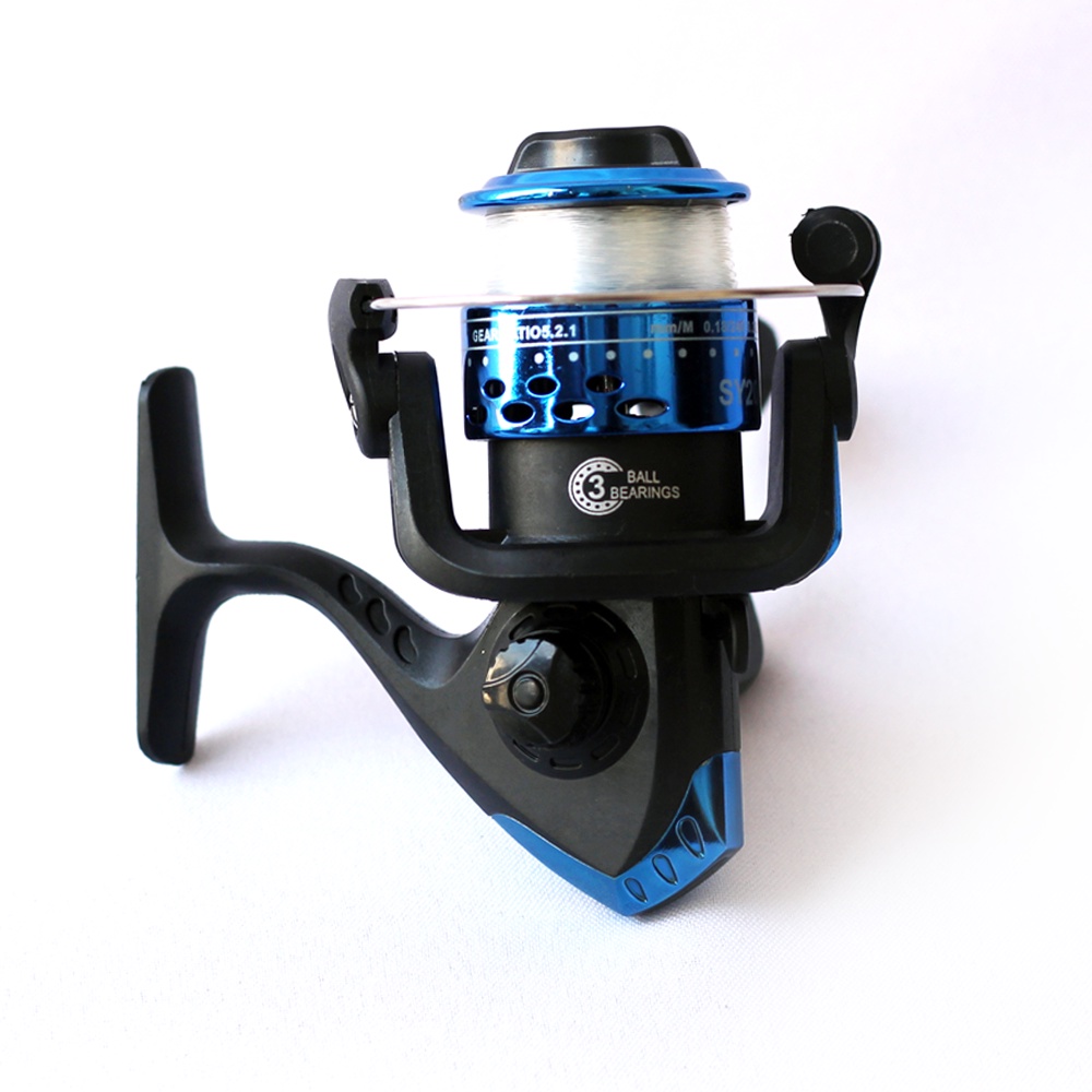 Molinete Com Linha Para Pesca Direito/Esquerdo Diversas Cores