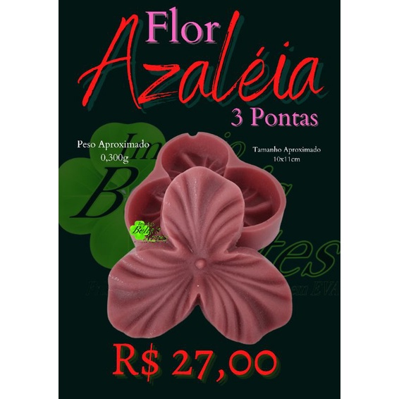 Frisador de EVA - Flor Azaleia 3 Pontas | Shopee Brasil