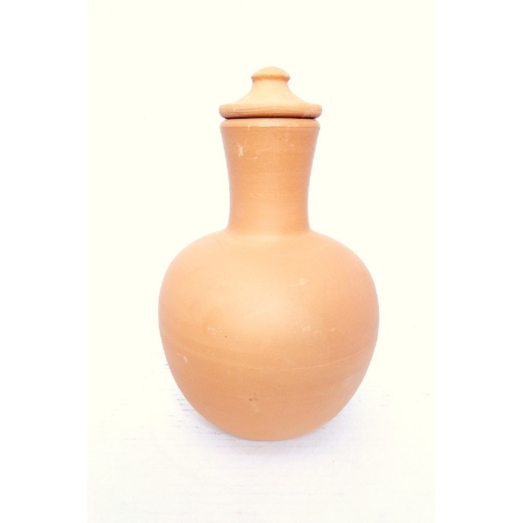 Moringa Barro Água Fresca Artesanal Cerâmica Jarra 1,3l em Oferta na Shopee