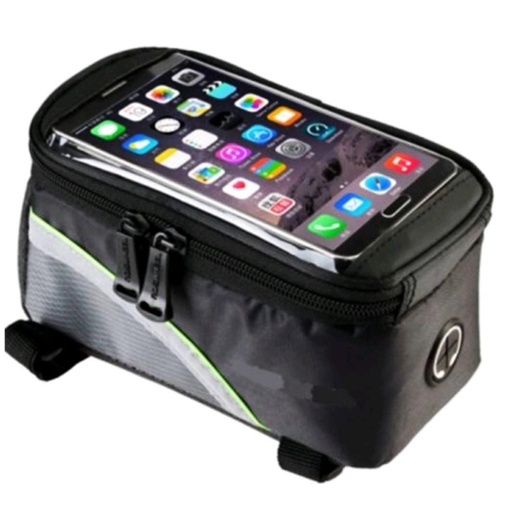Bolsa Suporte De Celular Acessórios Para Bicicleta Quadro Bag Case Celular