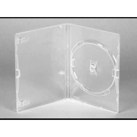 10 Unid Box Dvd - Capa Transparente Tradicional - Resistente