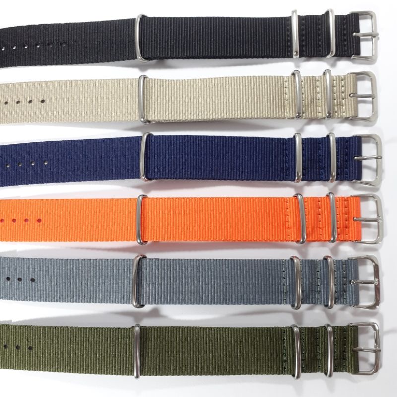 Pulseira para relógios Nato em Nylon Seiko Orient Diver militar esportivo