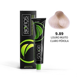 Coloração 9.89 Tintura de Cabelo Louro Muito Claro Pérola - Biofios Profissional em Oferta na Shopee