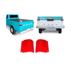 Lente Traseira Rural Pick-up F-75 Reta 1960 Ate 1975